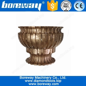 الصين توريد الماس متكلس التنميط طحن عجلة للحجر D250 * 180T * ح 50 الصانع
