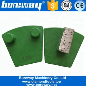 China Zwei Stifte Redi Lock Diamantschleifschuhe für Beton- und Terrazzoböden Hersteller