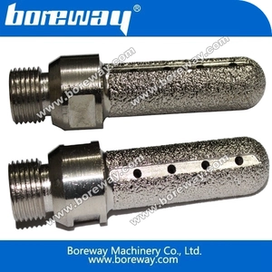 China Vacuum brazed diamond finger bits manufacturer