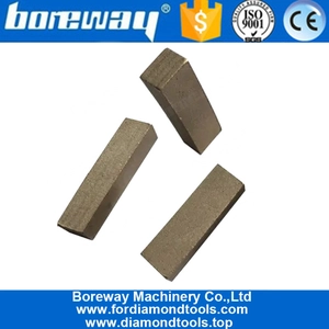 China Wet Use Sandwich Structure Slab Stone Diamond Edge Cutting Marble Segment manufacturer