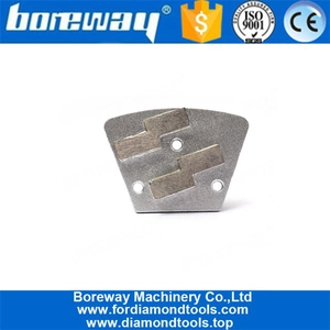 China Z-Shaped Segment Trapezoid Diamond Concrete Grinding Pad For Concrete Floor Grinding manufacturer