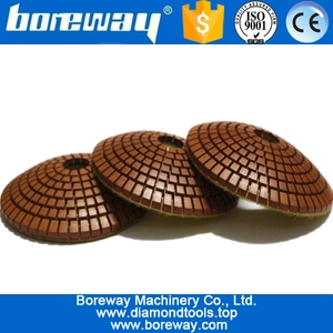 China Flexible convex wet polishing pad manufacturer