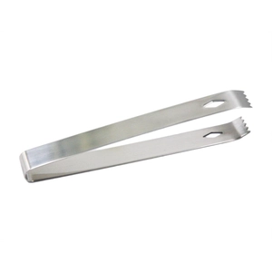 Serrated Stainless Steel Ice Tongs