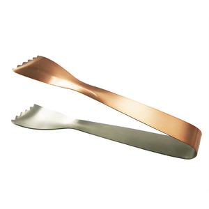 Exquisite Edelstahl Kupferungsreaktion Ice Tong EB-BT76