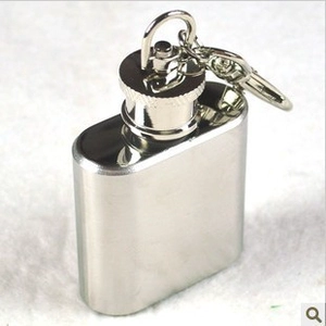 Stainless Steel Mini Hip Flask with Clip