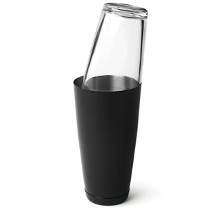 Black Boston Shaker with Glass