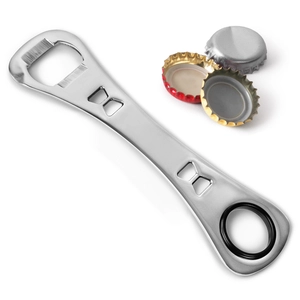 Curved Stainless Steel Bar Blade Bottle Opener