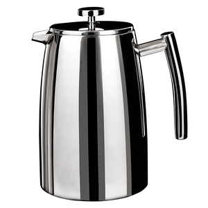 Cafetera francesa única de acero inoxidable y cafetera de café