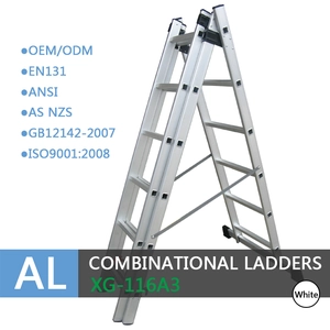 La combinación de aluminio resistente de xingon paso y extensión escala-3sections EN131
