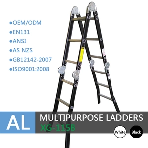 Xingon Heavy Duty Multi Purpose Step Folding Echelle d'aluminium ANSI