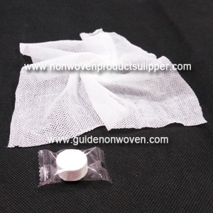 Otel ve Seyahat İçin 2cm Çap 50gsm Yuvarlak Şekil Sıkıştırılmış Havlu