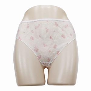 Ropa interior desechable para adultos de China, bragas desechables suaves no tejidas personalizadas al por mayor para mujeres
