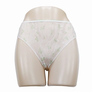 Ropa interior desechable de China Proveedor a granel Ropa interior de spa Calzoncillos desechables Bragas no tejidas para mujeres