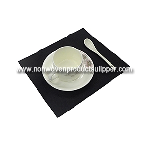 GT-BL01 fabricante de China Air-laid no tejido personalizado logotipo diseño restaurante boda comedor decoración mantel
