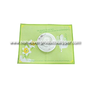 GT-PR01 Venta al por mayor 40x40 que imprime la servilleta de cena no tejida suave colorida de la tela del 100%