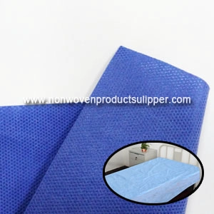 HB8 Hydrophobic Blue Disposable SMS Non Woven Bed Top Sheet