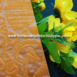 Pano decorativo não tecido de gravação Spunbonded do polipropileno GTRX-HSOR01 Coração-dado forma para folhas florais