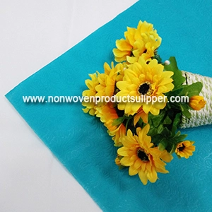 Tela floral não tecida de gravação nova da embalagem de GTRX-INBL01 PP Spunbonded para decorações festivas