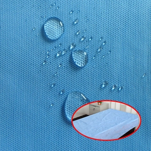 Folha de cama descartável do hospital da cor azul escura não tecida, fornecedor médico do rolo da folha de cama, fundamento descartável