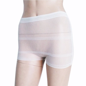 Roupa interior descartável do underwear do pós-papel descartável descartável da pele da pele distribuidor
