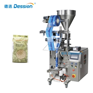อัตโนมัติ 200g 500g 1kg 1.5kg เครื่องบรรจุข้าวในถุงหมอนพร้อมอุปกรณ์ปิดผนึกความร้อน