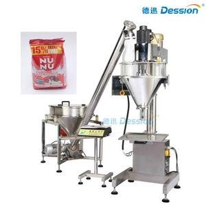 Máquinas envasadoras semiautomáticas de leche en polvo en polvo de forma vertical, llenado y sellado