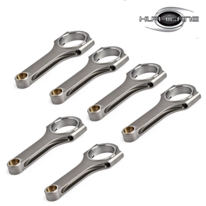 Barra de bielas de acero de varilla de conexión 6x H para BMW M3 E46 Motor