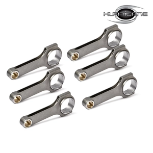 Juego de 6, 4340 Varillas de conexión Chrome Moly para motor BMW M30B28 M30B30 M30B32 M30B35