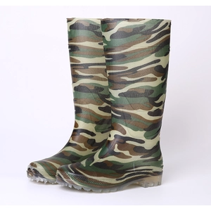 101 non safety camouflage pvc rain boots