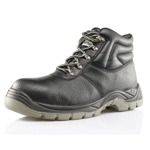 5059 high ankle genuine leather work safety boots for men
