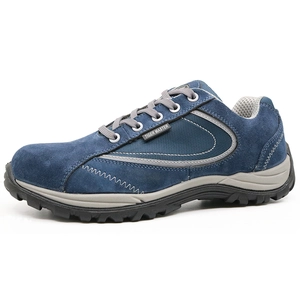 BTA019 PU scarpe da lavoro in pelle scamosciata con inserti in PU
