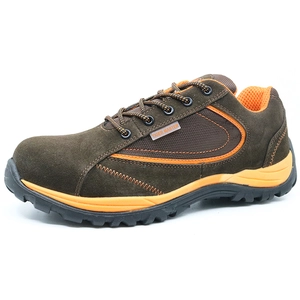 BTA021 scarpe antinfortunistiche antiscivolo in pelle scamosciata con marchio tigre