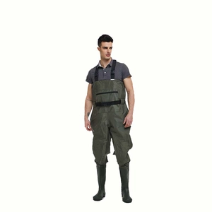 CW005 Trampoliera da uomo con cerniera frontale in PVC di nylon resistente all'acqua con rivestimento in PVC 190T