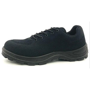 DTA040 chaussures de sécurité sport bon marché anti-crevaison en acier antidérapant à l'huile noire pour travailler
