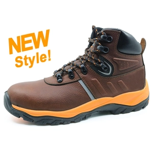 ENS023 scarpe antinfortunistiche antigraffio in vera pelle resistenti all'olio