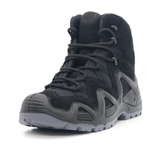 TM1901 Cuero de gamuza antideslizante, no seguro, ligero, moda, deporte, zapatos para caminar, hombres