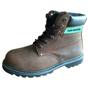 GY003 Scarpe da lavoro in vera pelle con punta in acciaio