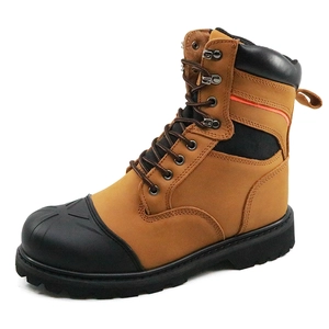 GY015 오일 슬립 내성 누벅 가죽 Goodyear Welted Safety Boot