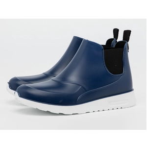 HNX-002 Blue modische Knöchel Regen Stiefel für Frauen und Männer