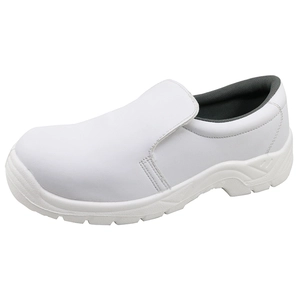 KS002 chaussures de sécurité de cuisine en acier CE en cuir microfibre