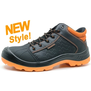 N0182 scarpe di sicurezza traspiranti con suola superiore in cuoio