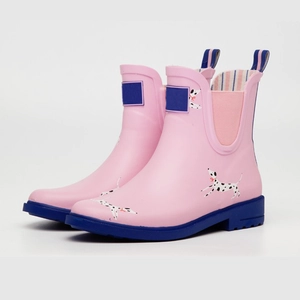 RB-001 enkel high fashion vrouwen rubber regen laarzen