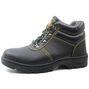 Scarpe antinfortunistiche da costruzione in acciaio con suola in gomma cementata RB110