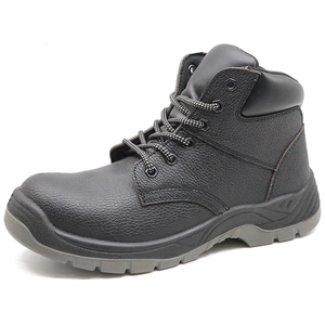SD5060 Scarpe da lavoro da cantiere per uomo in pelle con puntale in acciaio antiscivolo