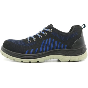 SP030 anti-dérapant PU injection en acier orteil anti-crevaison hommes baskets chaussures de sécurité
