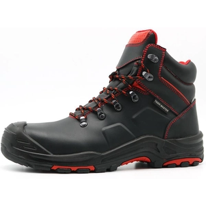 TM7005 Olie-waterafstotende anti-slip lekvrije zwart lederen olie-industrie werklaarzen composiet neus