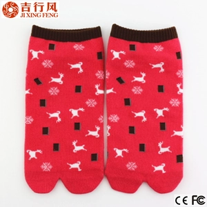 China-Beruf Socken Hersteller China, Großhandel benutzerdefinierte Baumwolle zwei Zehen-Socken