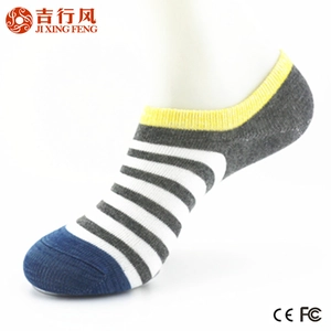 Cina calzini fabbrica di alta qualità Moda Stripe taglio basso calzini caviglia donna