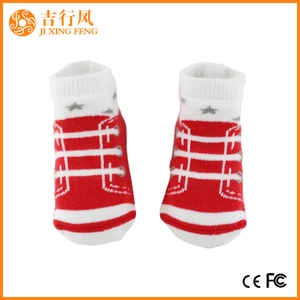 Baby weiche Baumwollsocken Fabrik Großhandel benutzerdefinierte Terry Baumwolle Baby Socken