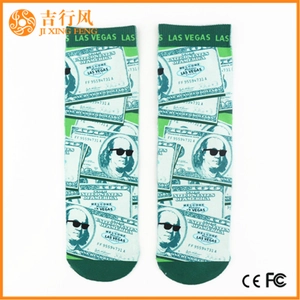 maßgeschneiderte Druck Socken Hersteller Großhandel benutzerdefinierte Design print Socken